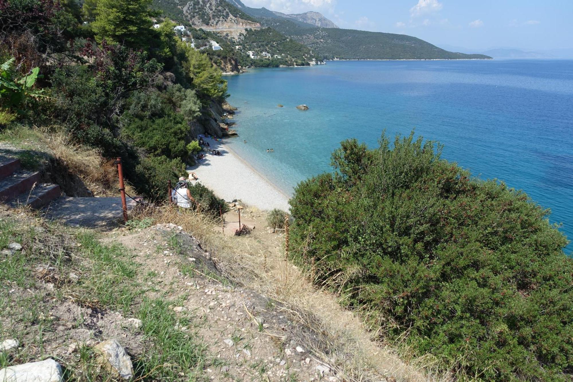 Studio In Villa In Kalloni Direkt Am Meer Dış mekan fotoğraf