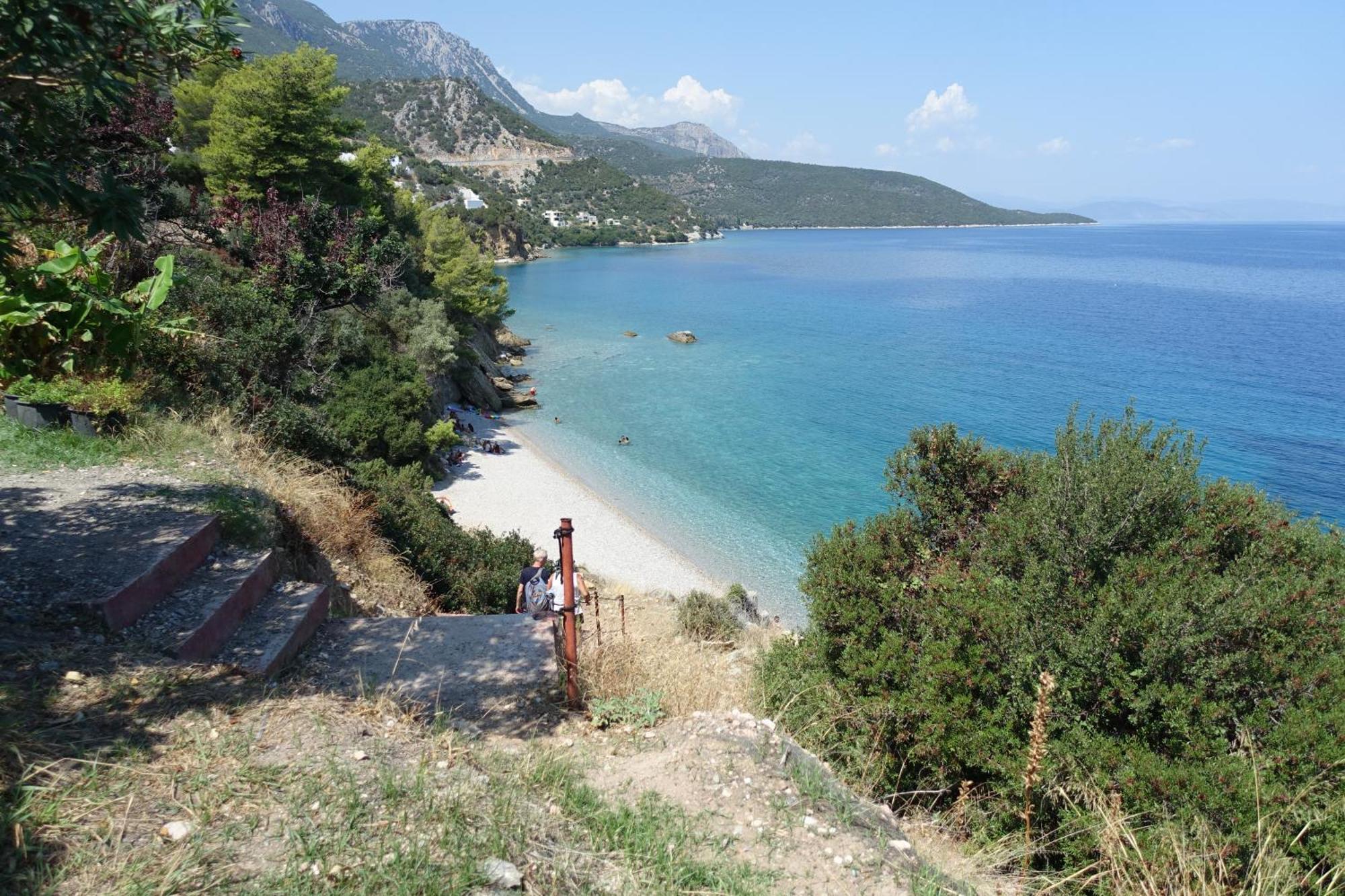 Studio In Villa In Kalloni Direkt Am Meer Dış mekan fotoğraf